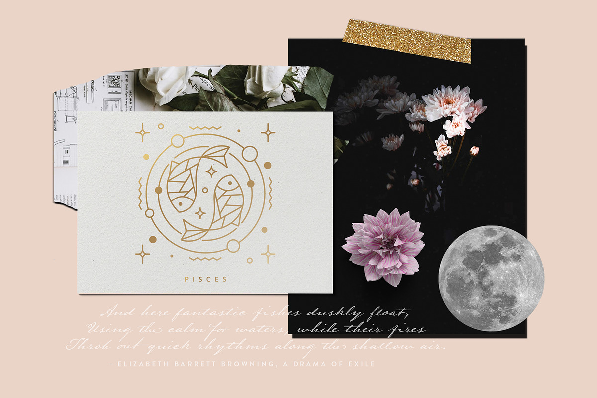 Zodiac Signs and Constellations, an Outline Icon by Pixejoo (Photo 2 of 10)