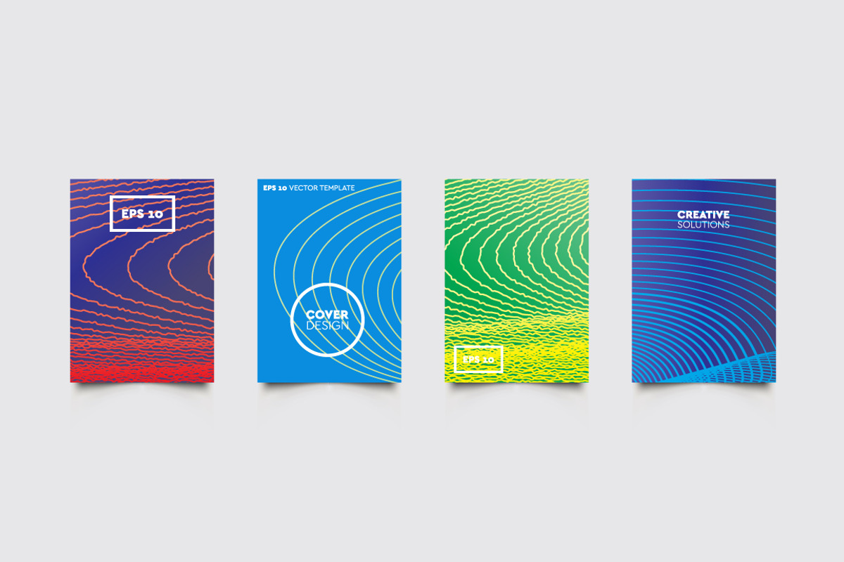 Cover Vector Patterns #281, a Brochure Template by relineo.vectors