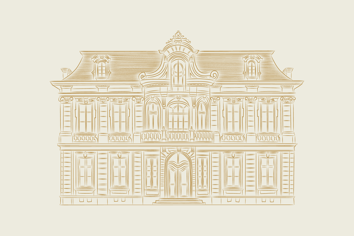 Hand drawn Vintage Houses, a Decorative Illustration by dariikos (Photo 9 of 13)