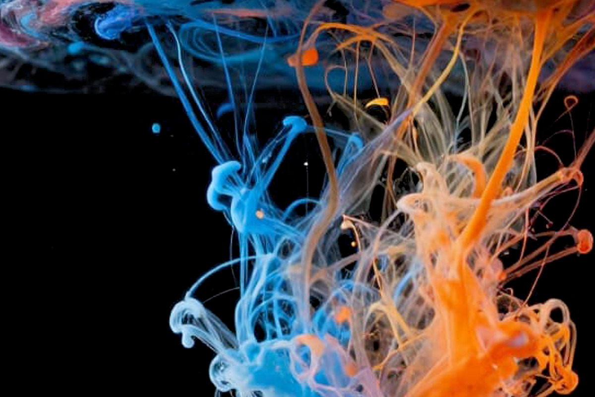 Fluid Colorful Splash Backgound, a Decorative Illustration by Sharon Schwalbe (Photo 3 of 5)