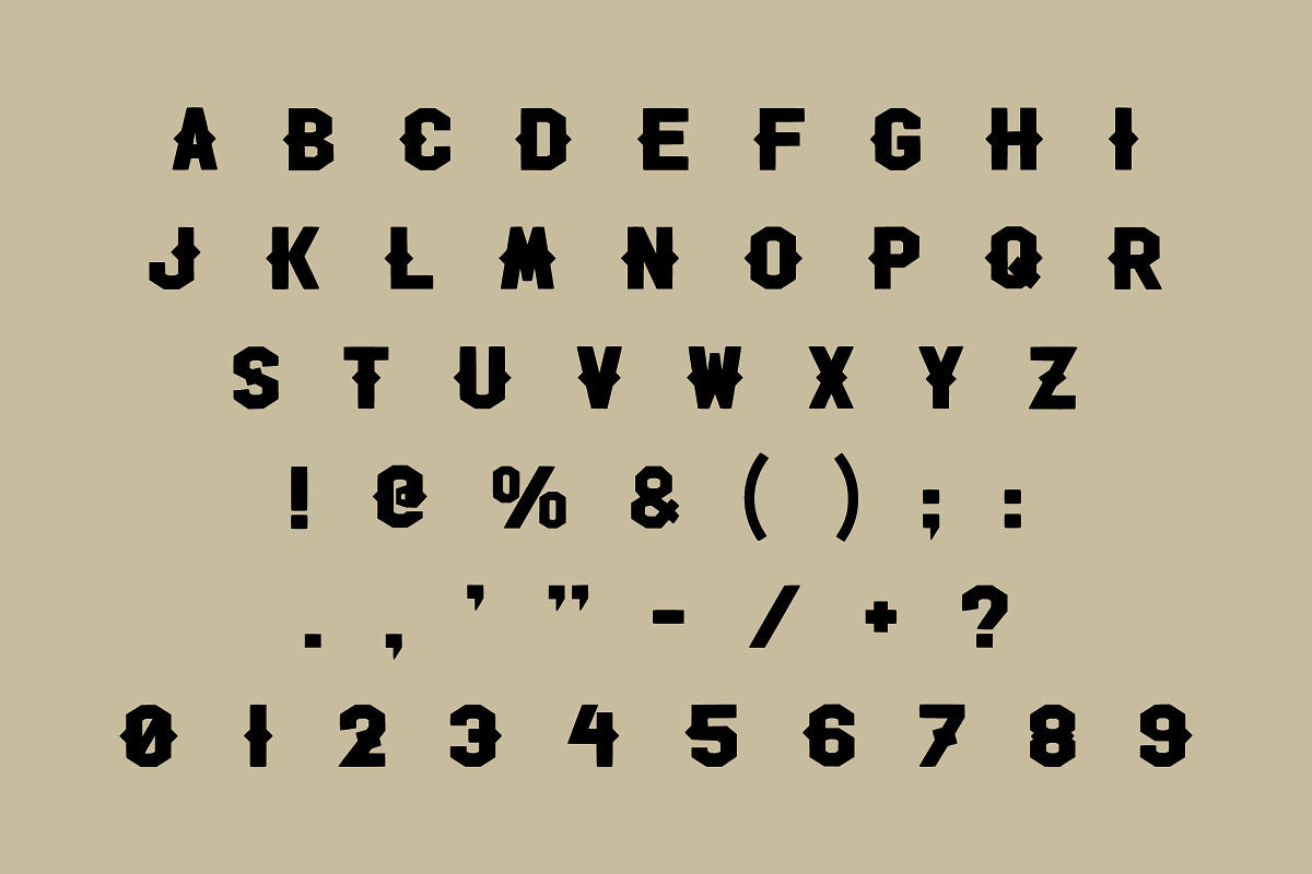Frontier Western, a Slab Serif Font by Limited.studio (Photo 6 of 6)