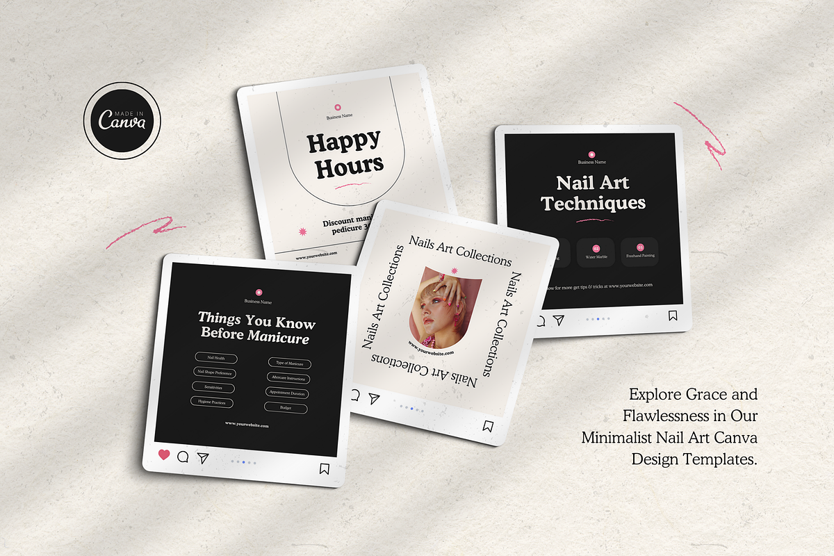 120 Nail Salon Instagram Template, a Social Media Template by Branding Victory STD (Photo 5 of 10)