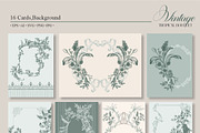 Vintage Tropical Bouquet, a Pattern Graphic by Collection by VY (Thumbnail 2 of 11)