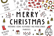 Merry Christmas, a Decorative Illustration by cutelevindesign (Thumbnail 1 of 9)