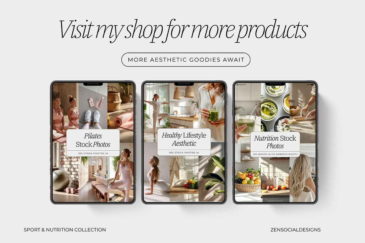 Sport & Nutrition Stock Photo Bundle, a Food & Drink Photo by ZenSocialDesigns (Photo 9 of 9)