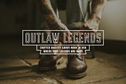 OUTLAW LEGENDS Font Duo + Extra, a Serif Font by Davide Bassu (Thumbnail 2 of 18)