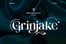 Grinjake Font | Classic Serif Font