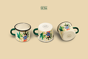 Enamel Coated Milk Mug Mockup Set, a Cups & Container Mockup by Designertale (Thumbnail 6 of 12)