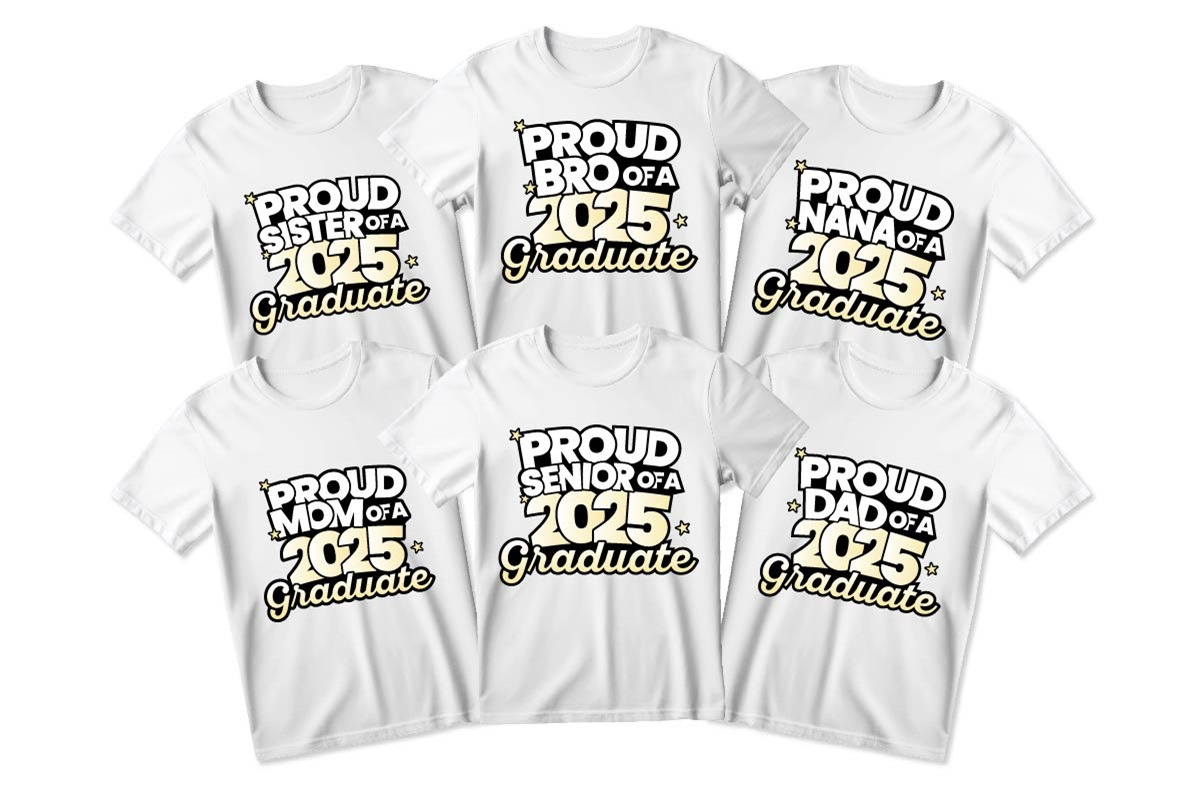 Proud Graduate Family 2025 SVGBundle, an Object Graphic by Digi_Design_World (Photo 2 of 6)