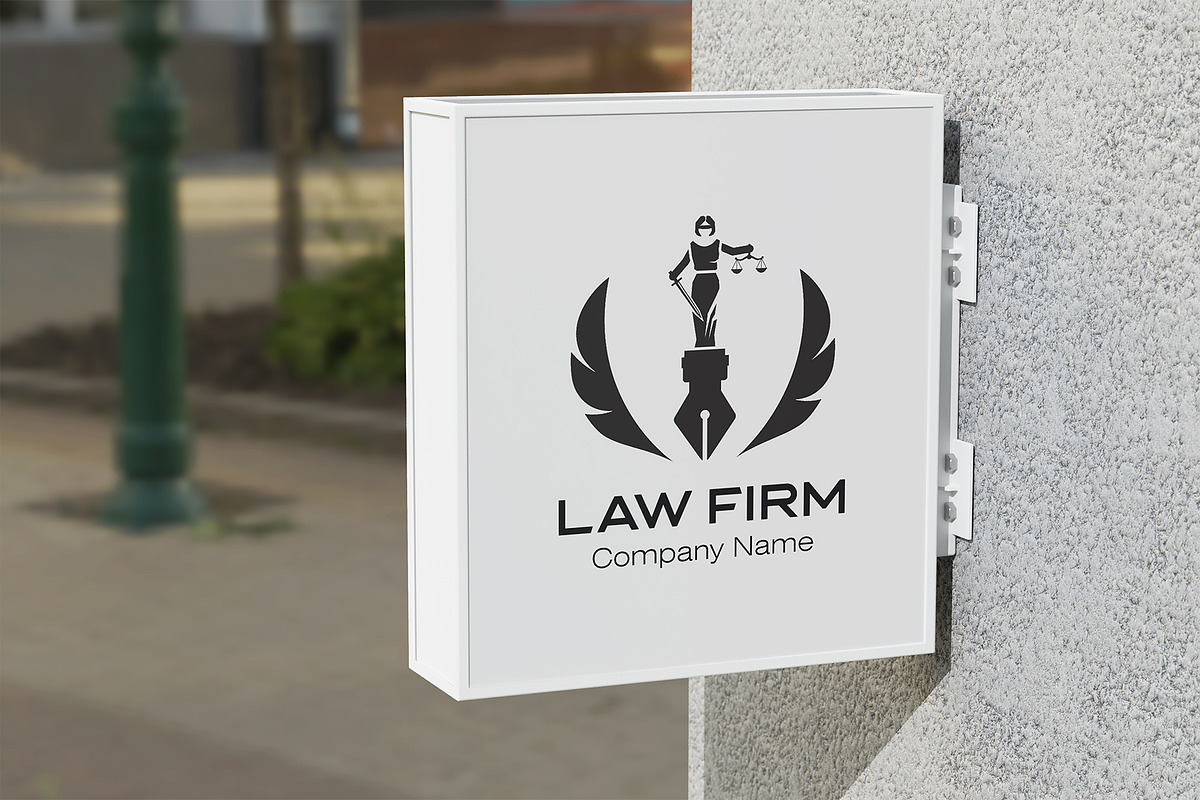 Editable Law Firm Logo Design, a Branding & Logo Template by YUDesignStore (Photo 3 of 7)