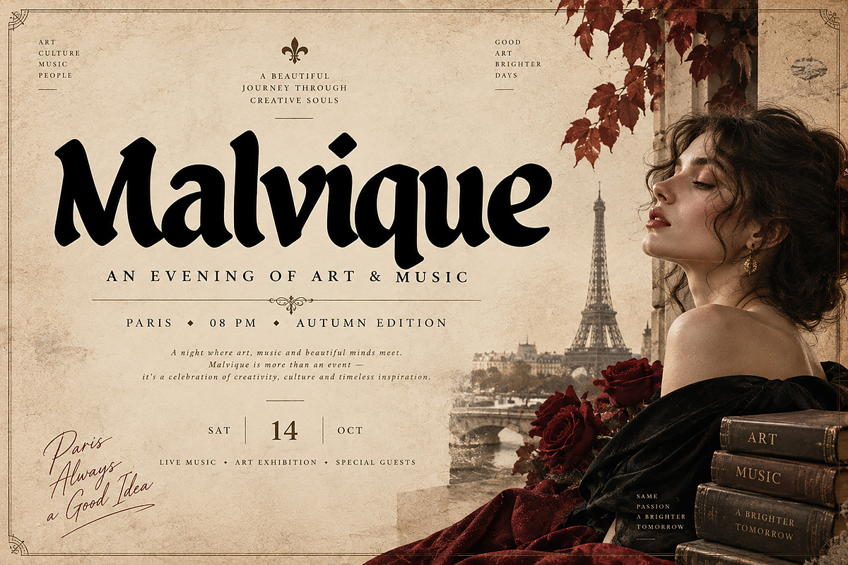 Bold Display / Expressive / Elegant, a Serif Font by Wow Magic (Photo 5 of 5)