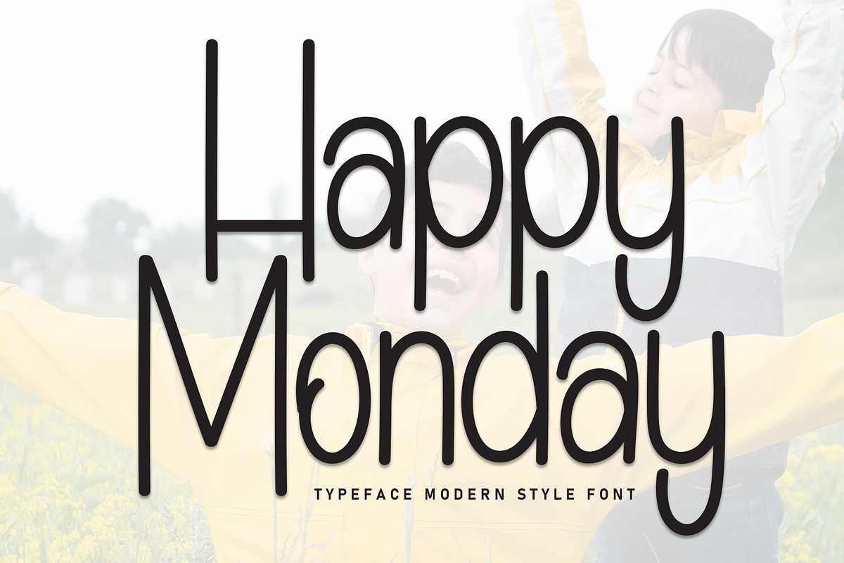 Happy Monday | Script Font, a Script Font by Scratchones (Photo 1 of 8)
