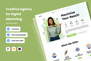 Innova - Creative Agency Landing, a Landing Page Template by productype1 (Thumbnail 1 of 5)