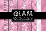 Glam Digital Papers Design Textures, a Texture Graphic by Makina Designs (Thumbnail 1 of 2)