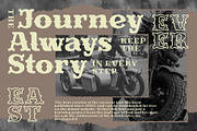 Evereast Western Slab-Serif, a Slab Serif Font by Nocturnal Workspace (Thumbnail 2 of 9)