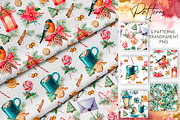 Christmas traditions Watercolor set, a Seasonal Illustration by Yuliya Derbisheva (Thumbnail 7 of 13)