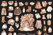 Autumn Comforts Collection, a Seasonal Illustration by PeDe Designs (Thumbnail 8 of 20)
