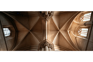 Gothic Cathedral Vaulted Ceiling, an Architecture Photo by piter.goskov