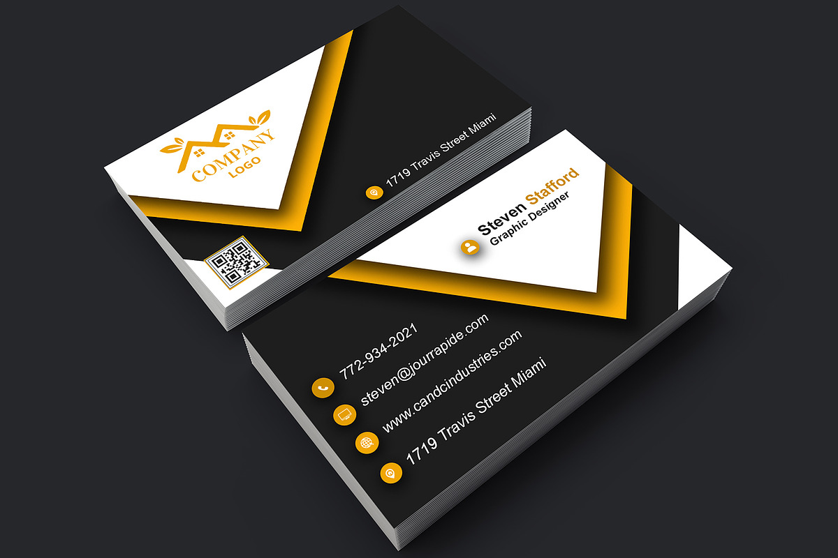 Monogram Business Card PSD preview 8