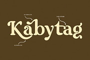 Kabytag Serif Fonts, a Serif Font by mahstudios (Thumbnail 10 of 14)