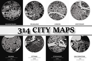 314 City Maps - Building Footprints