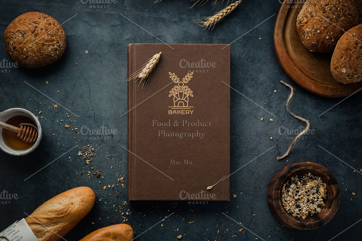 Bakery Windmill Wheat Logo, a Branding & Logo Template by Atlantis X Nurman Arbai (Photo 2 of 3)