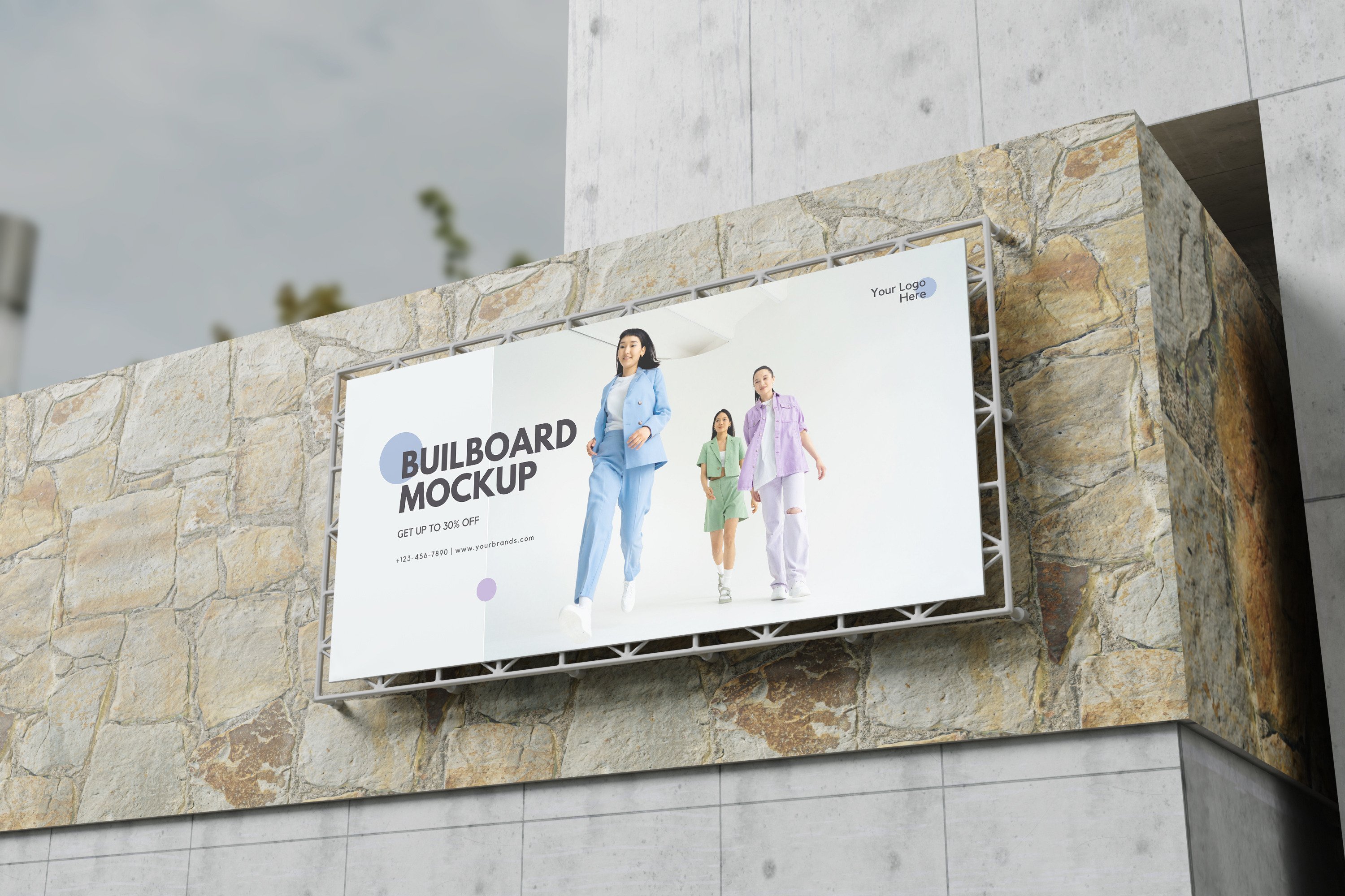 Awesome Building Billboard Mockup, an Advertising Mockup by My Code Std