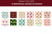 Sweet Summer Vibes Patterns — 12 JPG, a Pattern Graphic by InkyQueenArt (Thumbnail 2 of 4)