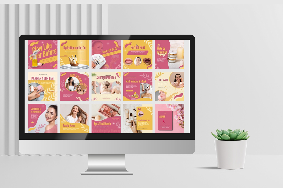 Canva Social Media Instagram Post, a Social Media Template by TheBrightGrap (Photo 12 of 12)