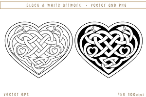 Celtic Lacy Heart