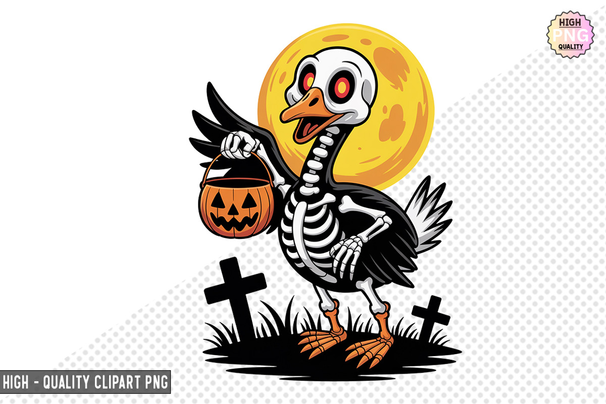 Spooky Goose Skeleton Bundle, a Graphic by crative8112 (Photo 5 of 9)