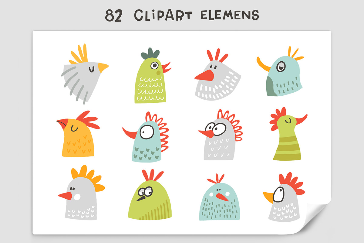 Funny birds collection, a Graphic by Murvin (Photo 4 of 12)