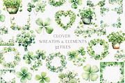 St Patricks day watercolor clipart, an Object Graphic by MyLittleMeow (Thumbnail 1 of 7)