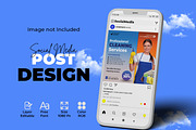Cleaning service social media post P, a Social Media Template by designSultan (Thumbnail 3 of 4)