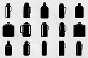 Thermos Silhouette SVG, an Object Illustration by newminddesign (Thumbnail 1 of 5)