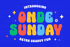 Onde Sunday Retro Groovy