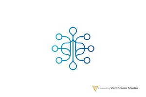 Abstract Network Tech Logo, a Branding & Logo Template by Vectorium Studio