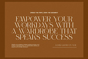 Morina Elegant Serif Font, a Serif Font by Perfectype (Thumbnail 5 of 8)
