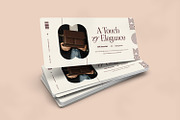 A Touch Of Elegance - Gift Voucher, a Print Template by VUNIRA (Thumbnail 2 of 3)