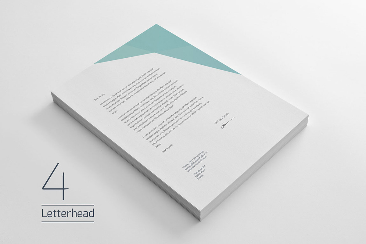 Stationery Corporate Identity 005, a Stationery Template by ID Vision Studio (Photo 5 of 6)