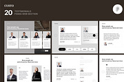 20 Figma Web Testimonial Section, an UI Kit Template by neuwebz (Thumbnail 4 of 4)