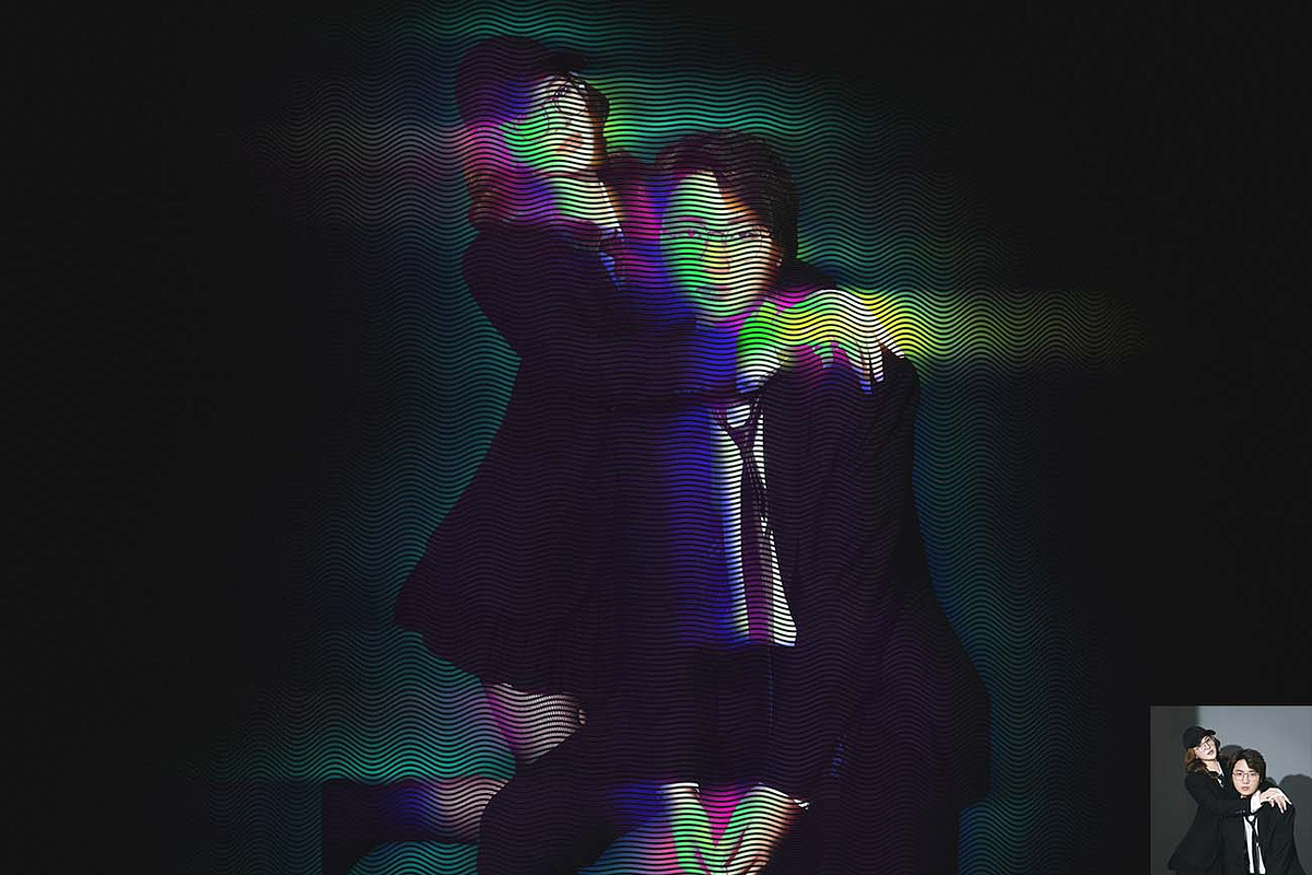 Ultra Neon Hologram FX Ps Action, an Action Add-On by Studio Retouch (Photo 3 of 14)