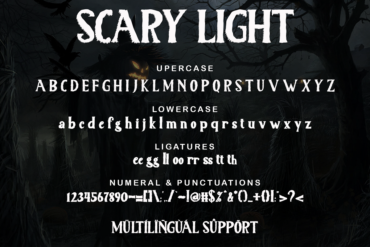 Scary Light, a Font by Yoga Letter (Photo 6 of 7)