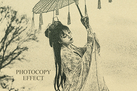 Photocopy Effect Photoshop, an Action Add-On by liptouse