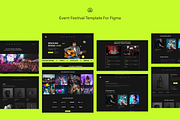 Festival - Event Figma Template, an UI Kit Template by YoArts (Thumbnail 2 of 4)