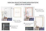 Christmas Frame & Wall Mockup Bundle, a Print Template by Yuri-U (Thumbnail 21 of 22)