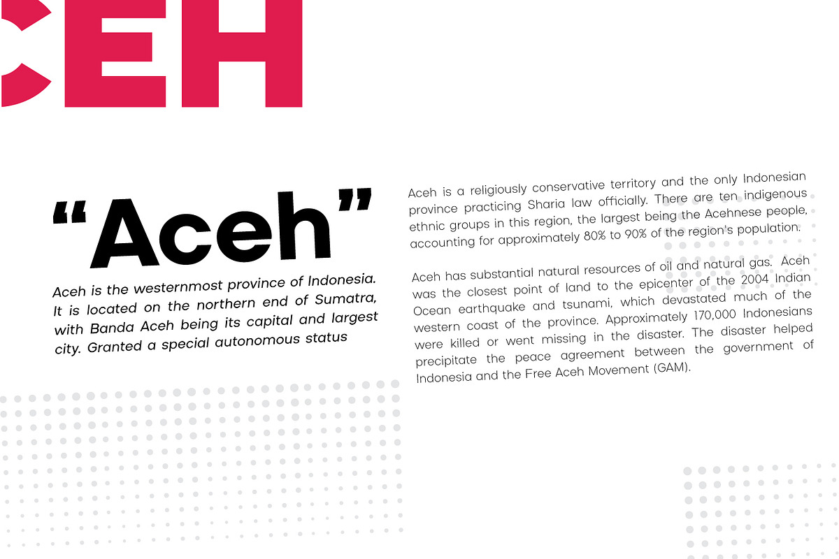 Aceh - Geometric Sans Serif Family, a Sans Serif Font by Ridha-38.lineart (Photo 4 of 10)