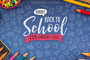 Back To School - Hand Drawn Icons