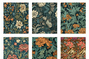 Seamless pattern with flowers, an Illustration by Pundateam (Thumbnail 2 of 5)