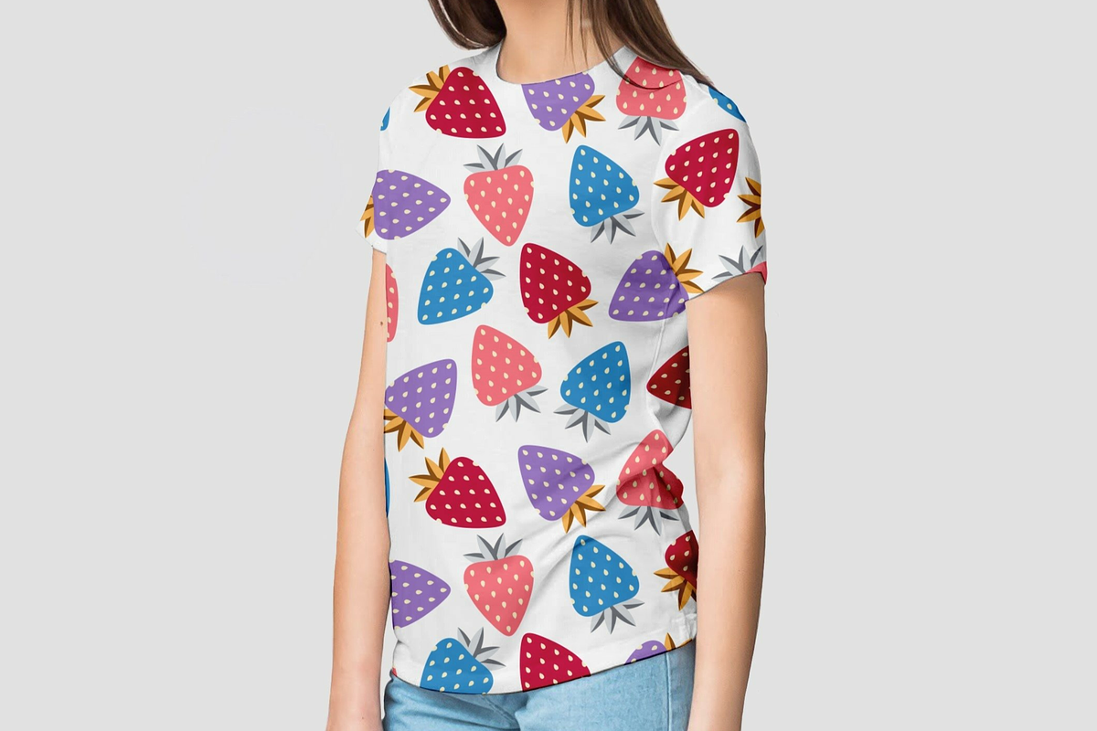 Strawberry patterns seamless, a Pattern Graphic by jelisua88 (Photo 4 of 4)